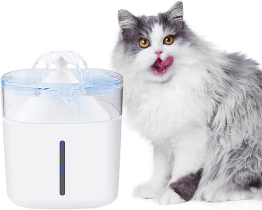 Cat Water Fountain - Automatic Pet Water Fountain for Cats Dogs