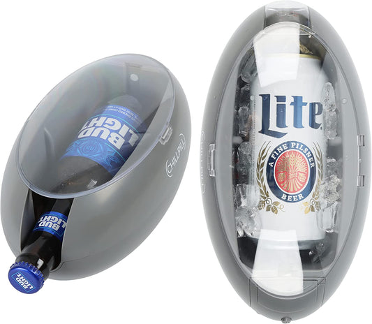 Rapid Instant Beverage Chiller - Universal Can and Bottle Mini Cooler for Drinks