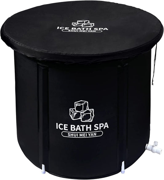 Portable Large Ice Bath Tub Outdoor - Cold Water Therapy Bathtub for Recovery