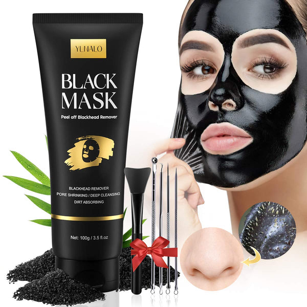 Blackhead Remover Mask Kit - Charcoal Peel off Facial Mask for All Skin Types