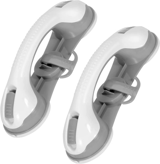 Shower Handle - 12 Inch Shower Grab Bars for Bathtubs and Showers (2 Pack)