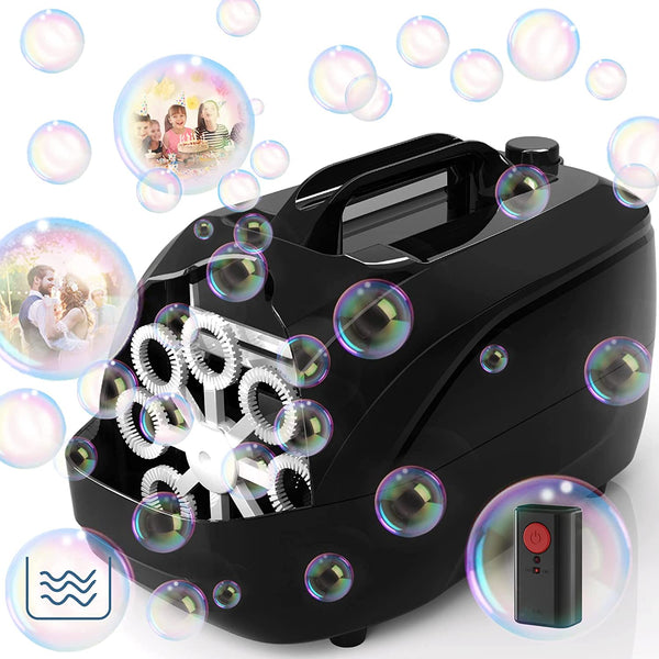 Portable Bubble Machine Automatic Bubble Blower Upgraded 5000+ Bubbles/Min