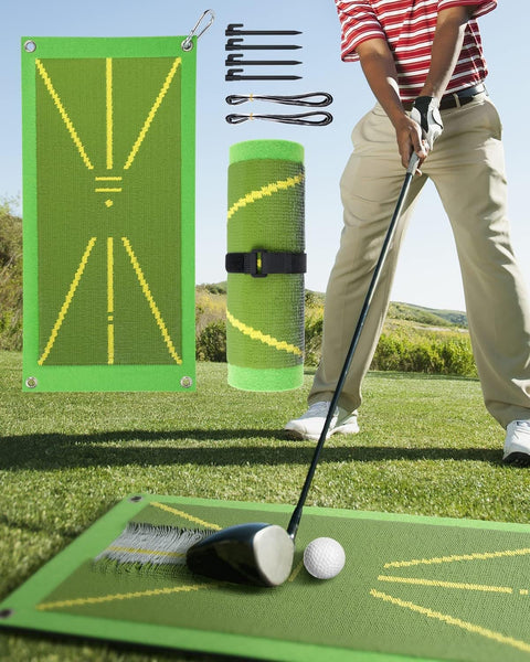 Golf Training Mat for Swing Detection Batting - Golf Swing Trainer Mat