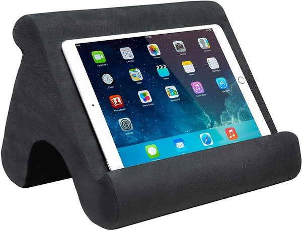 Tablet Pillow Stand - Tablet Holder Dock for Bed (Dark Grey)