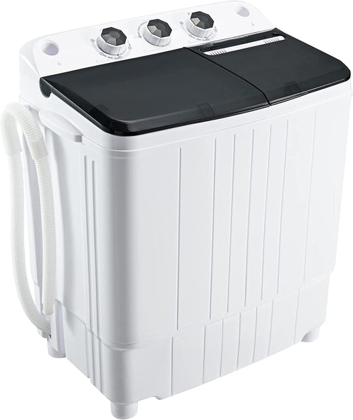 Portable Mini Washing Machine 17.6Lbs Capacity Washer and Dryer Combo 2 in 1