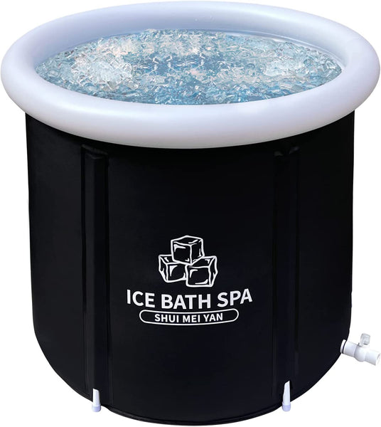 Portable Large Ice Bath Tub Outdoor - Cold Water Therapy Bathtub for Recovery