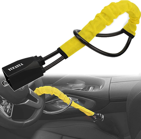 Heavy Duty Steering Wheel Lock - Anti Theft Car Lock