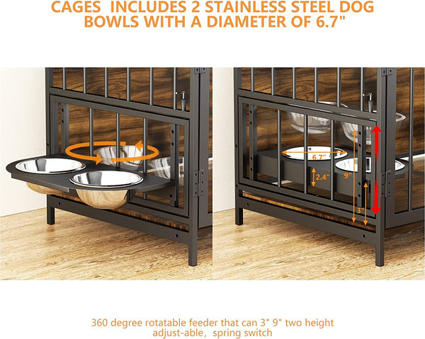 Large Dog Crate Furniture for Indoor Heavy Duty
