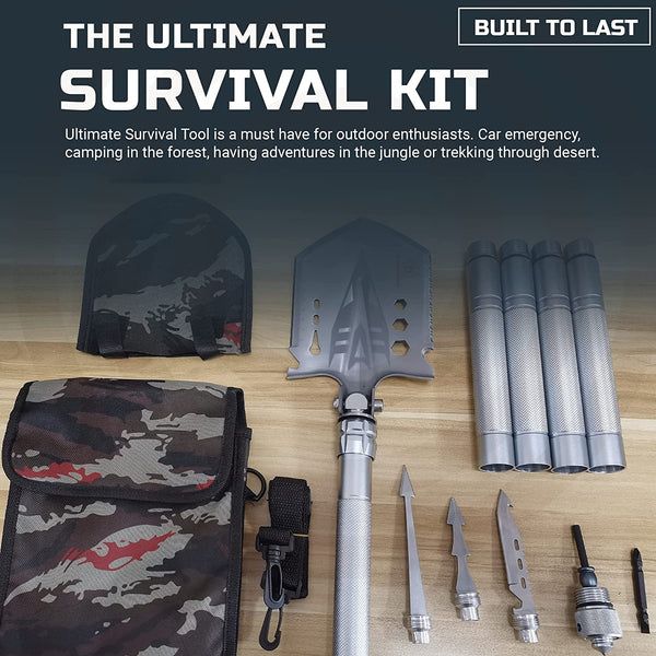 Multi Tool Survival Shovel – Heavy Duty