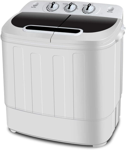 Portable Compact Mini Twin Tub Washing Machine - 13Lbs Capacity