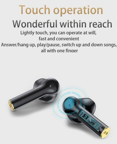 Instant Translator Earbuds Wireless for Voice Translation, Music and Call, iOS Android