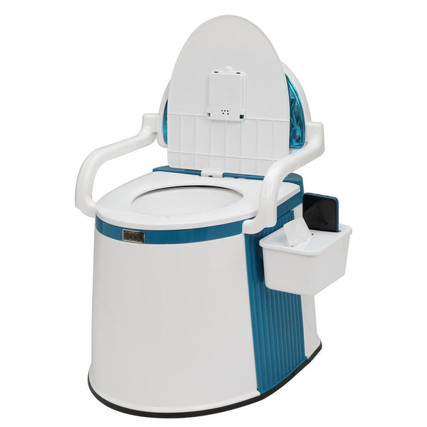 Portable Camping RV Travel Potty Toilet With Handrails