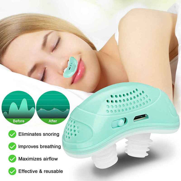 Electric Micro CPAP Anti Snoring Device