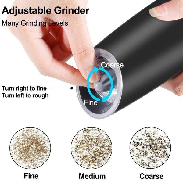 Electric Salt & Pepper Grinder with Gravity Sensor