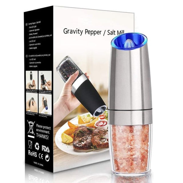 Electric Salt & Pepper Grinder with Gravity Sensor